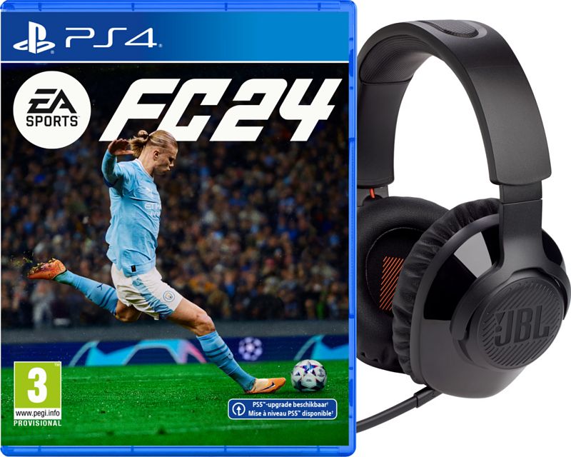 Foto van Ea sports fc 24 ps4 + jbl quantum 350