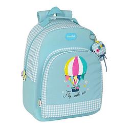 Foto van Schoolrugzak blackfit8 fly with me wit celeste (32 x 42 x 15 cm)