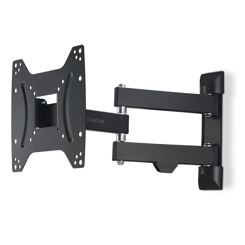 Foto van Hama tv wall bracket swivel tilt pull-out 122 cm (48) tot 20 kg tv beugel zwart