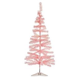 Foto van Kleine lichtroze kerstboom van 120 cm - kunstkerstboom