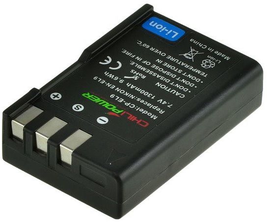 Foto van Chilipower en-el9 accu voor nikon - 1300mah