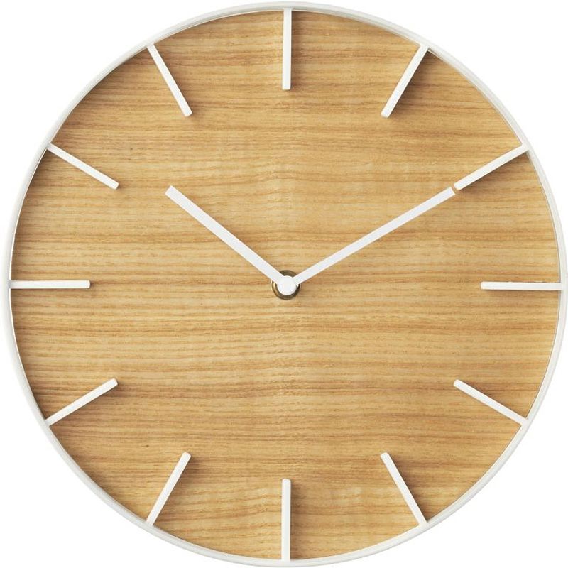 Foto van Yamazaki wall clock - rin - beige