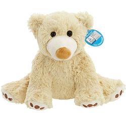 Foto van Pluche beige beer/beren knuffel 21 cm speelgoed - knuffelberen