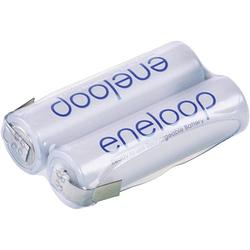 Foto van Panasonic eneloop reihe f1x2 accupack aantal cellen: 2 batterijgrootte: aa (penlite) z-soldeerlip nimh 2.4 v 1900 mah