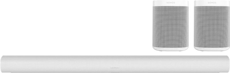 Foto van Sonos arc 5.0 + one duopack wit