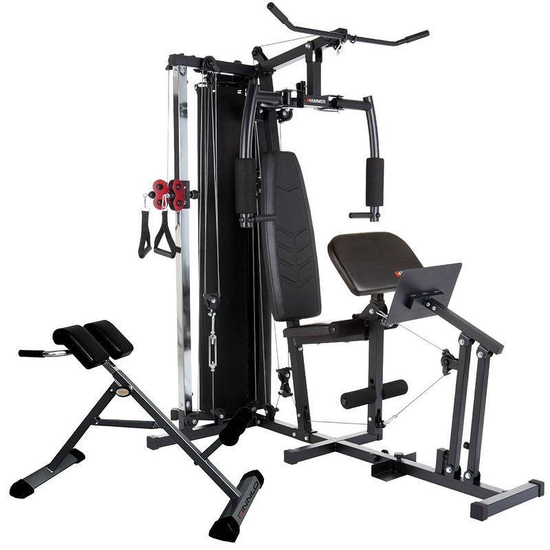 Foto van Hammer fitness ferrum tx4 krachtstation met hyperextension en legpress