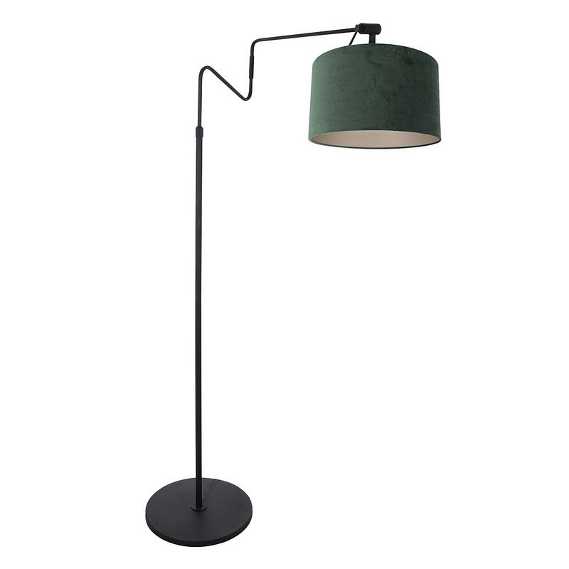 Foto van Steinhauer linstrøm vloerlamp -- groen en zwart