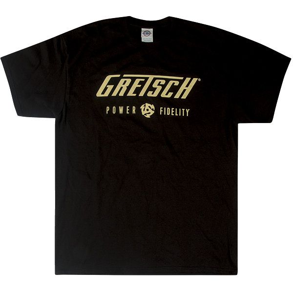 Foto van Gretsch power & fidelity logo t-shirt maat l