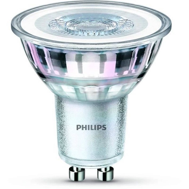 Foto van Philips led-lamp equivalent 50w gu10, niet-dimbaar, glas, set van 2