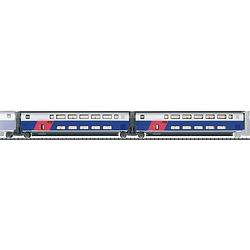 Foto van Trix h0 t23487 set extra wagons 1 bij de tgv euroduplex van de sncf set 1