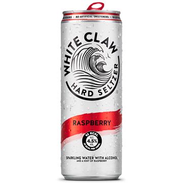 Foto van White claw hard seltzer raspberry 330ml bij jumbo