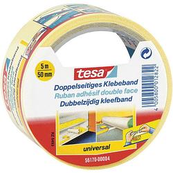 Foto van Tesa universal 56170-00004-11 dubbelzijdige tape wit (l x b) 5 m x 50 mm 1 stuk(s)