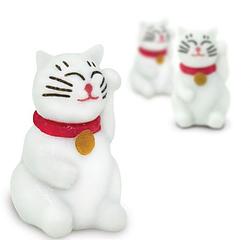 Foto van Safari speelfiguren katten 2 cm bpa vrij wit 192 delig