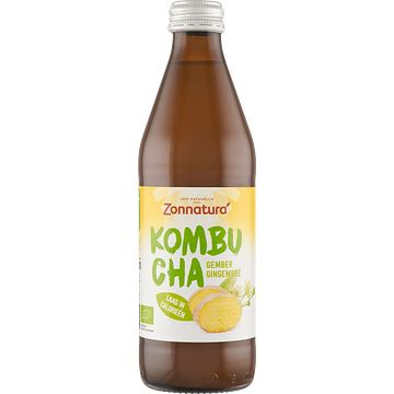 Foto van Zonnatura kombucha gember 330ml bij jumbo