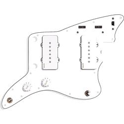 Foto van Emg jmaster pickguard system white actieve pre-wired elementenset met slagplaat