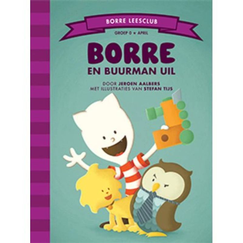 Foto van Borre en buurman uil - borre leesclub