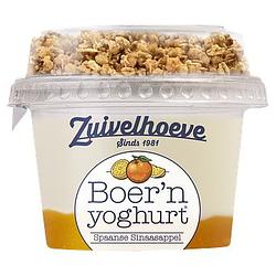 Foto van Zuivelhoeve boer'sn yoghurt® spaanse sinaasappel & muesli 170g bij jumbo