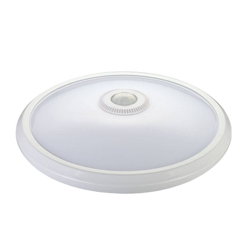 Foto van V-tac vt-13 led plafondlamp met sensor -12w - 3000k - wit