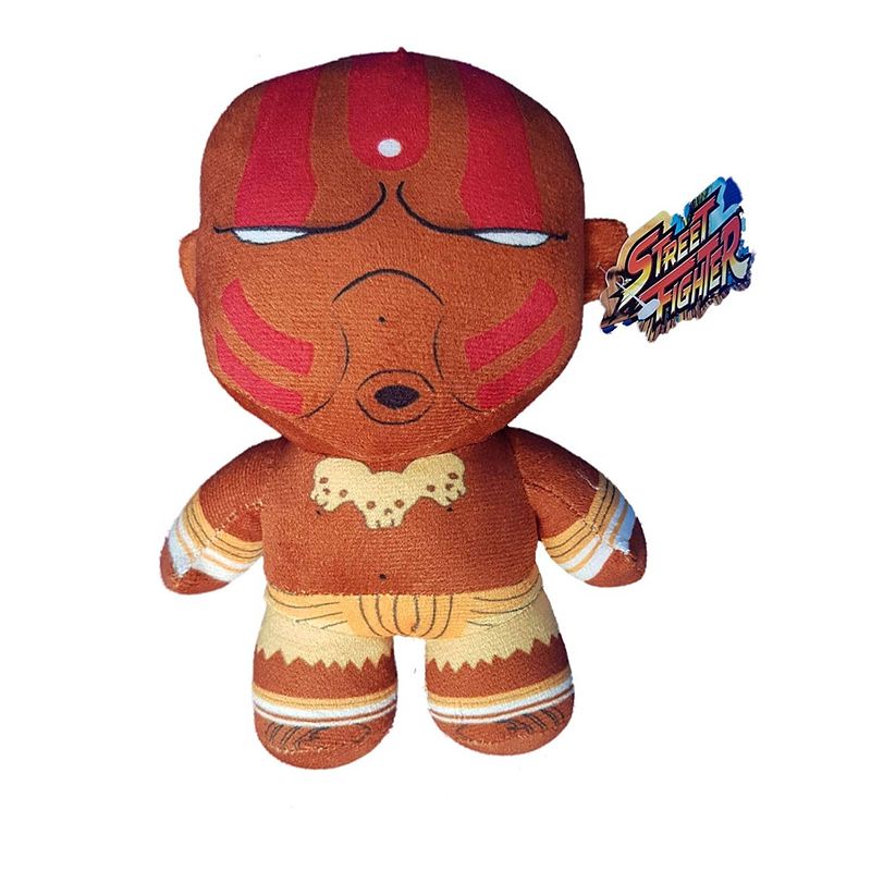 Foto van Kamparo knuffel street fighter dhalsim bruin 43 cm