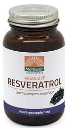 Foto van Mattisson healthstyle absolute resveratrol 350mg capsules