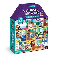 Foto van My house, my home 100 piece house-shaped puzzle - puzzel;puzzel (9780735376816)
