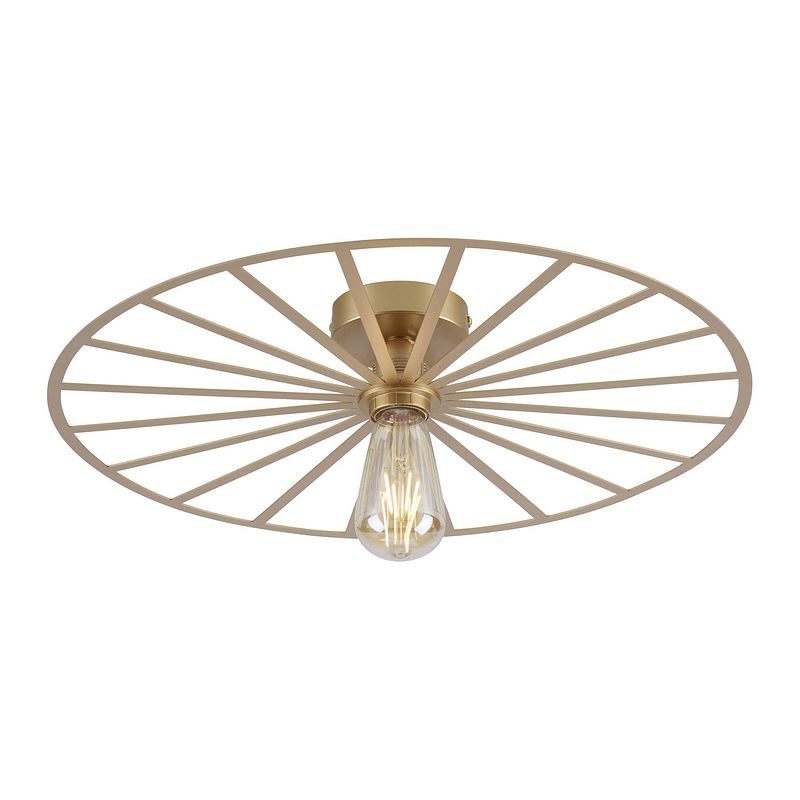 Foto van Lamponline plafondlamp isabella ø 50 cm mat-goud