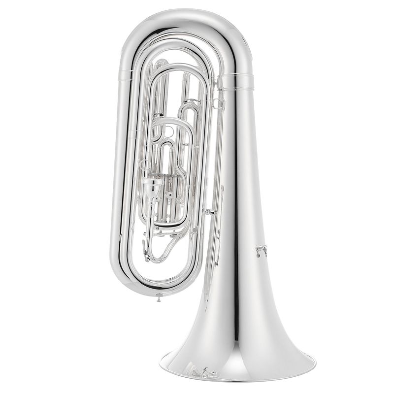 Foto van Jupiter jtu1000ms bb marching tuba (3/4 formaat, verzilverd)