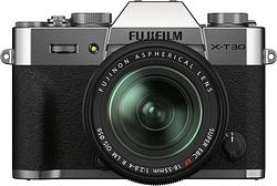 Foto van Fujifilm x-t30 ii body zilver + 18-55mm f/2.8-4.0
