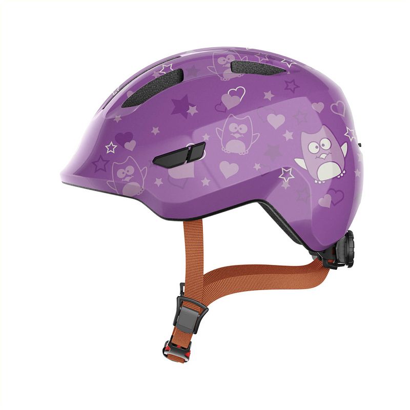 Foto van Abus helm kind smiley 3.0 paars princess m (50-55cm)