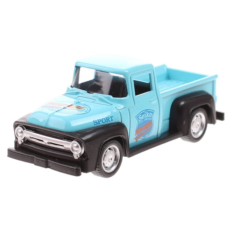 Foto van Lg-imports die-cast pick-up modern city 10 cm blauw