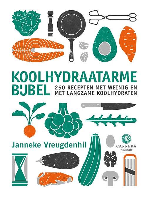 Foto van Koolhydraatarme bijbel - janneke vreugdenhil - ebook (9789048859788)