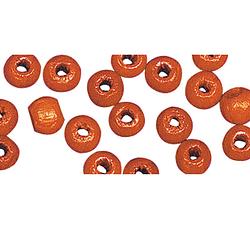 Foto van Armbandjes rijgen 230 oranje houten kralen - hobbykralen