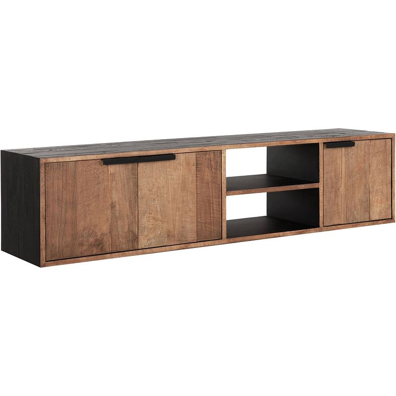 Foto van Dtp home hanging tv stand cosmo no.1 medium, 3 doors, 2 open racks,...