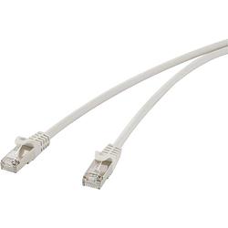 Foto van Renkforce rf-4724280 rj45 netwerkkabel, patchkabel cat 5e f/utp 10.00 m grijs snagless 1 stuk(s)