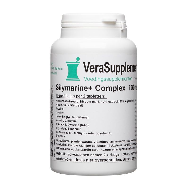 Foto van Verasupplements silymarine+ complex tabletten