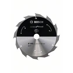 Foto van Bosch accessories bosch 2608837684 cirkelzaagblad 165 x 20 mm aantal tanden: 12 1 stuk(s)