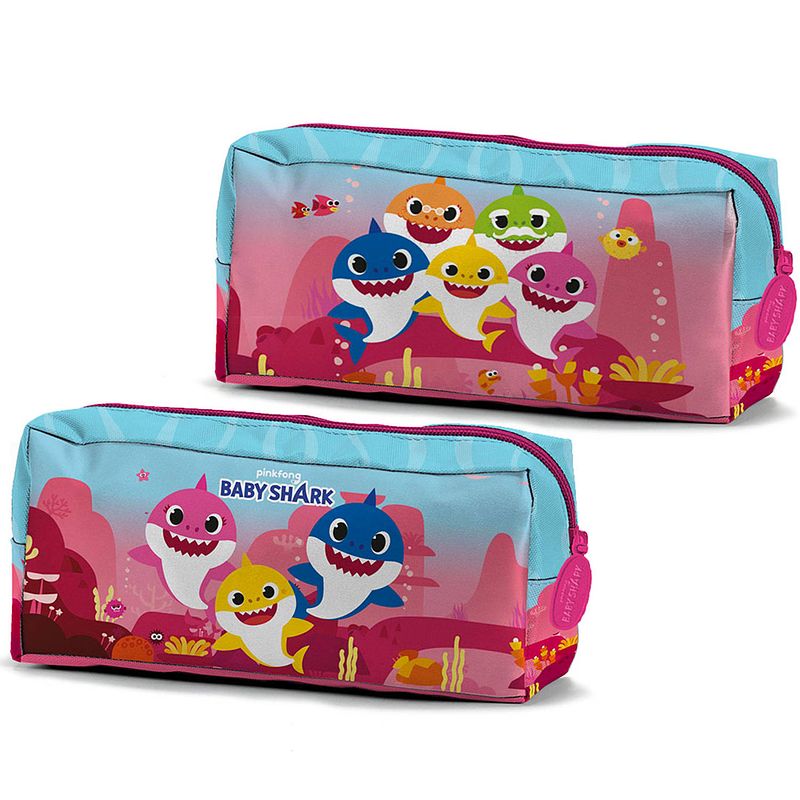 Foto van Baby shark etui doo doo doo 21 x 8 x 5 cm - polyester