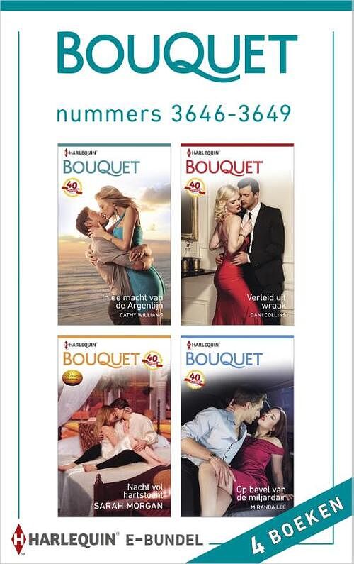 Foto van Bouquet e-bundel nummers 3646-3649 (4-in-1) - cathy williams - ebook (9789402513905)