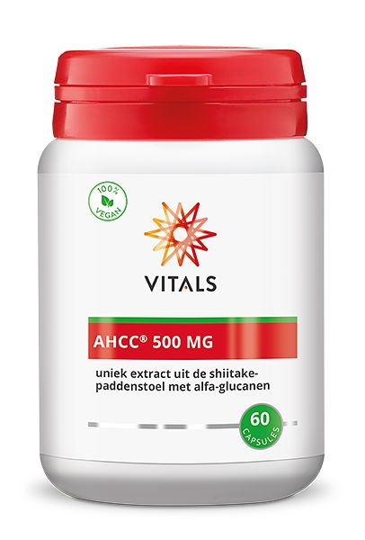 Foto van Vitals ahcc 500 mg capsules