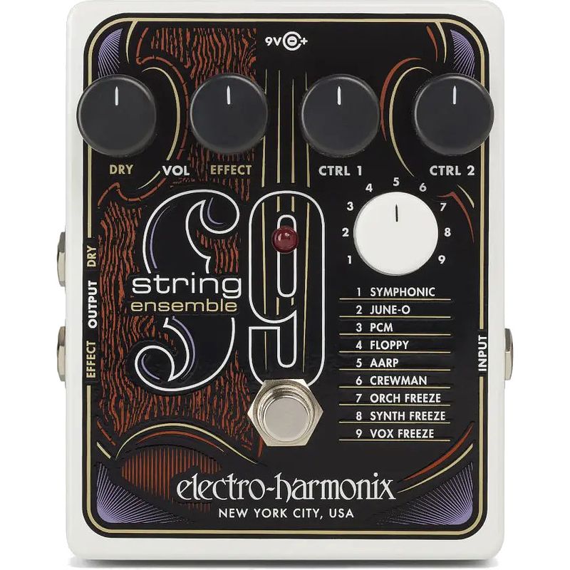 Foto van Electro harmonix string9 string ensemble effectpedaal