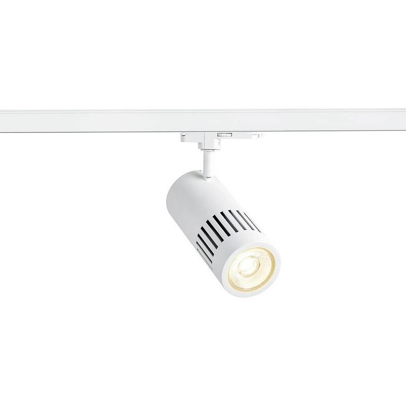 Foto van Slv structec 1003027 230v-railsysteem lamp 3-fasig 29 w led wit