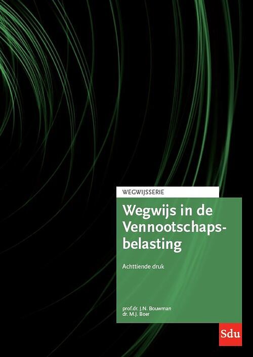 Foto van Wegwijs in de vennootschapsbelasting. - j.n. bouwman, m.j. boer - paperback (9789012408851)