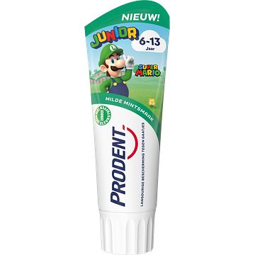 Foto van Prodent junior 613 jaar tandpasta super mario 75 ml bij jumbo