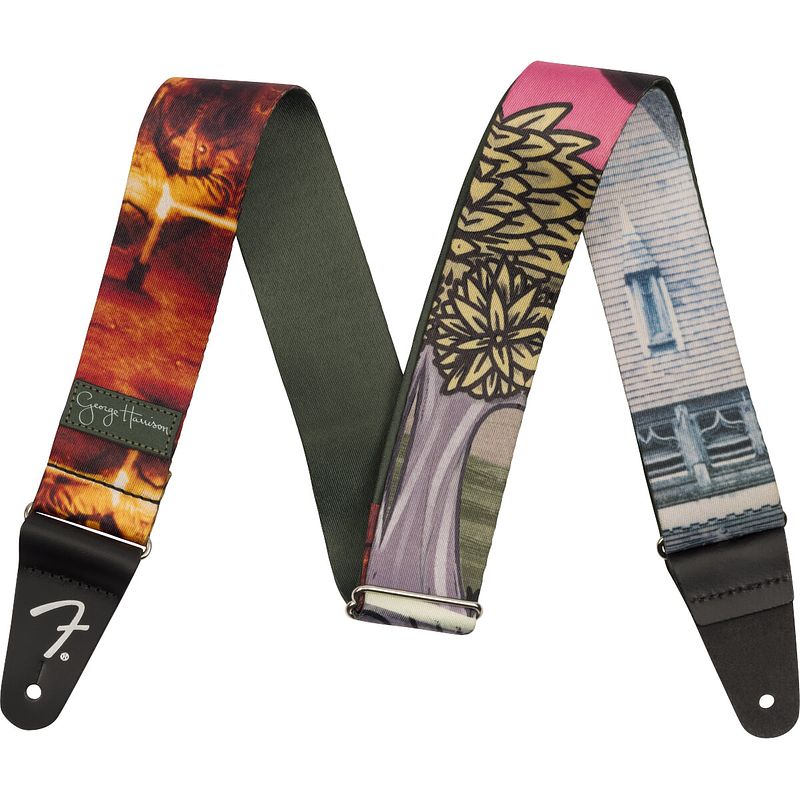 Foto van Fender george harrison all things must pass friar park strap multi gitaarband