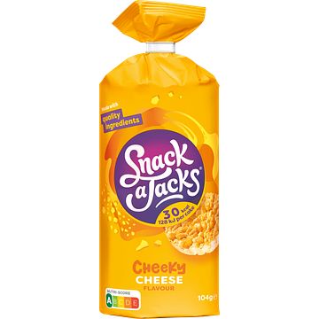 Foto van Snack a jacks rijstwafels kaas 104gr bij jumbo