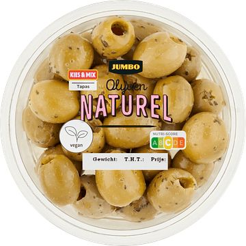 Foto van Jumbo groene olijven naturel 140g aanbieding bij jumbo | 3 voor 6.00