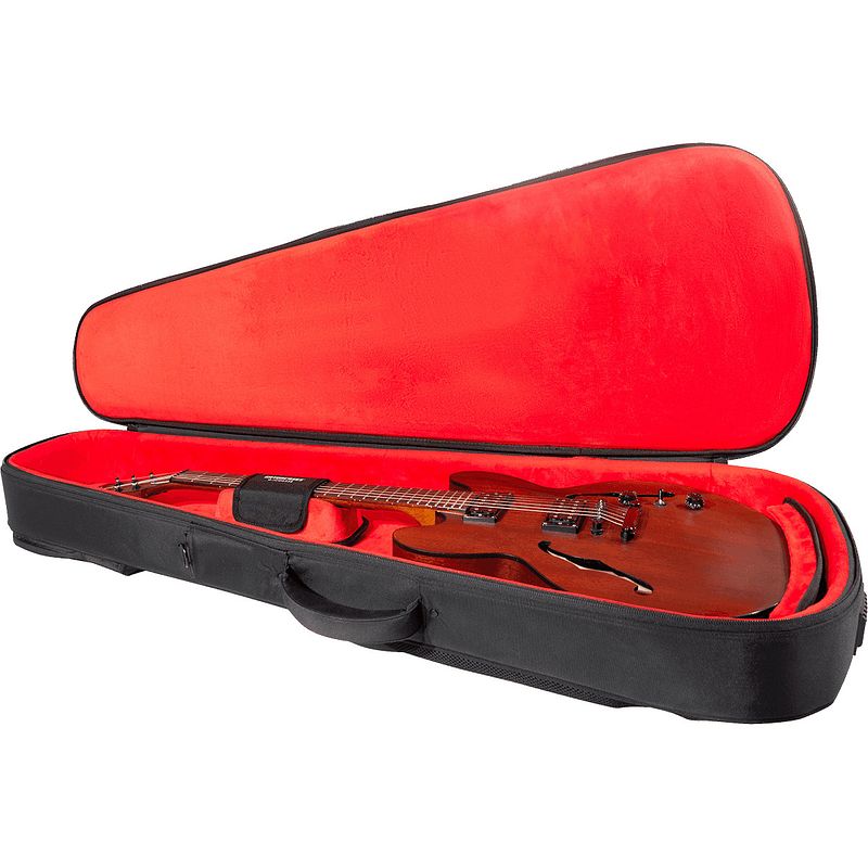 Foto van Gator cases g-icon335 icon serie softcase voor gitaar type 335 - zwart