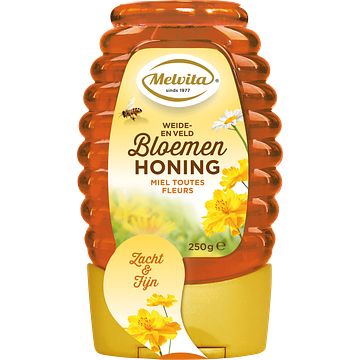 Foto van Melvita weide en veld bloemen honing 250g bij jumbo