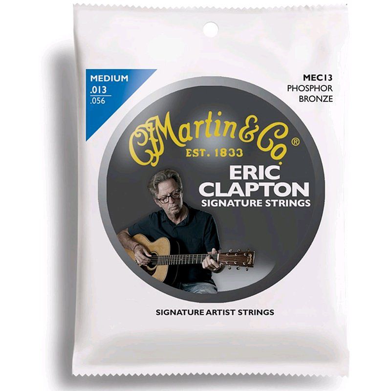 Foto van Martin strings mec13 clapton'ss choice phosphor bronze medium