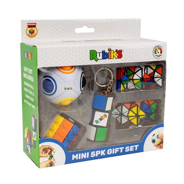 Foto van Rubik's mini 5 pack gift set